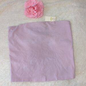 aerie Lavender Strapless Crop Tube Top Built In Shelf Bra Top Size Small Summer